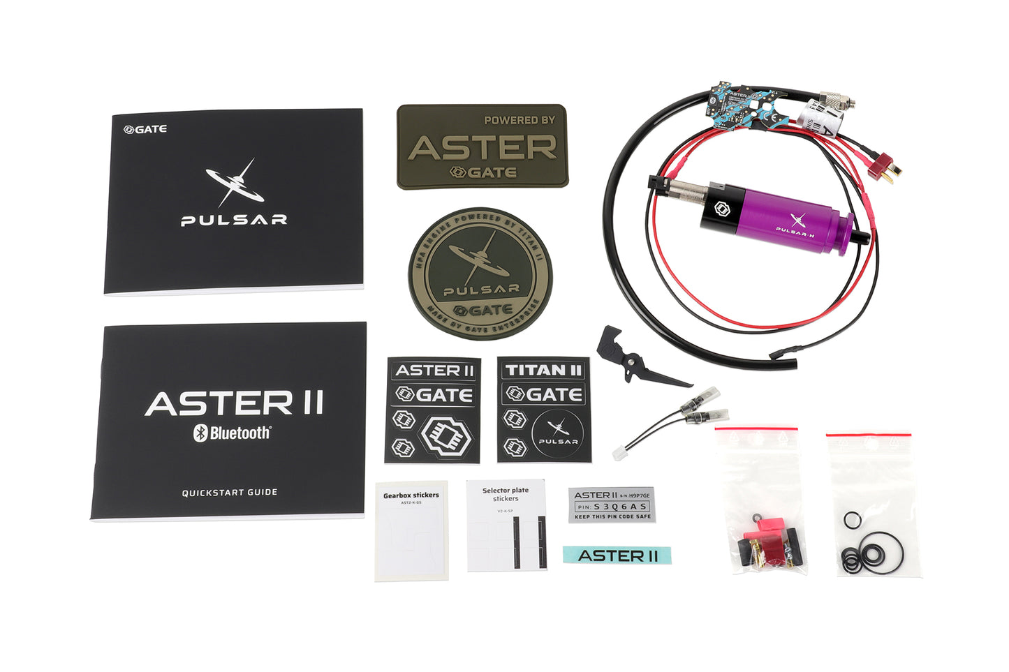 PULSAR H Hybrid Single Solenoid HPA Engine set with ASTER II Bluetooth® EXPERT for V2 GB
