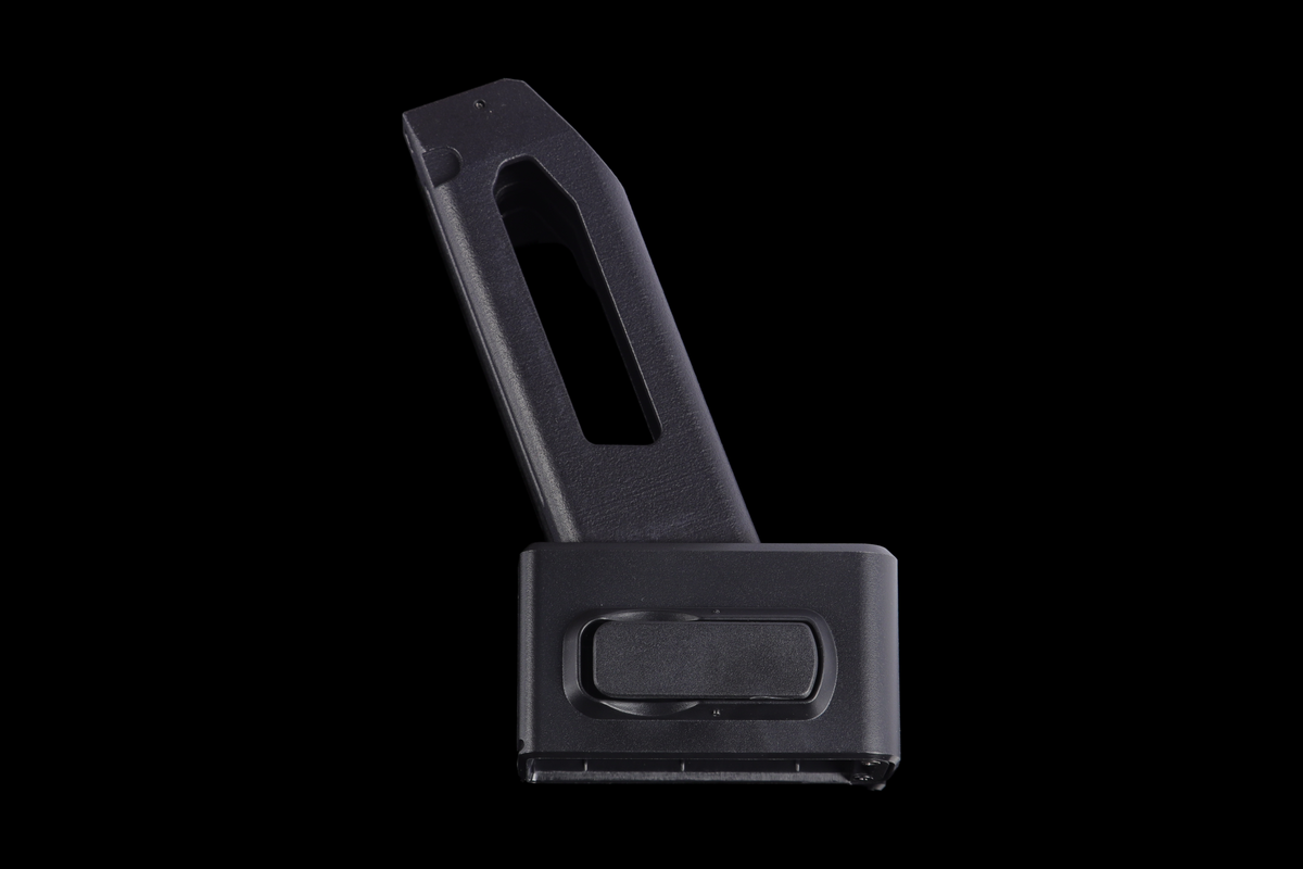 GATE x AIRTAC M4 magazine adapter for GATE PTX — front view