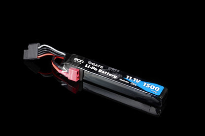 GATE EON Series Li-Po Battery 1500 mAh 11.1V 35C T-PLUG + G-TECH