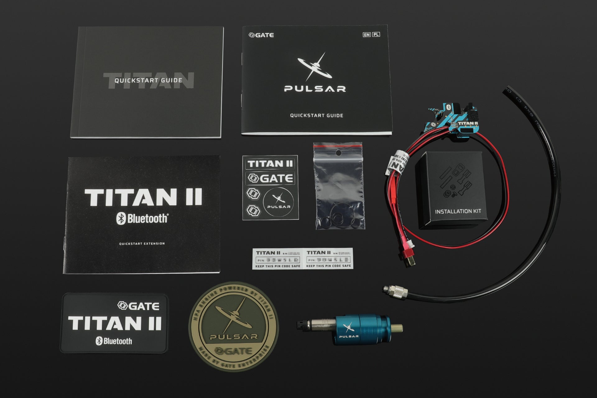 PULSAR S Single Solenoid HPA Engine set with TITAN II Bluetooth® EXPER –  GATE Enterprise EUR