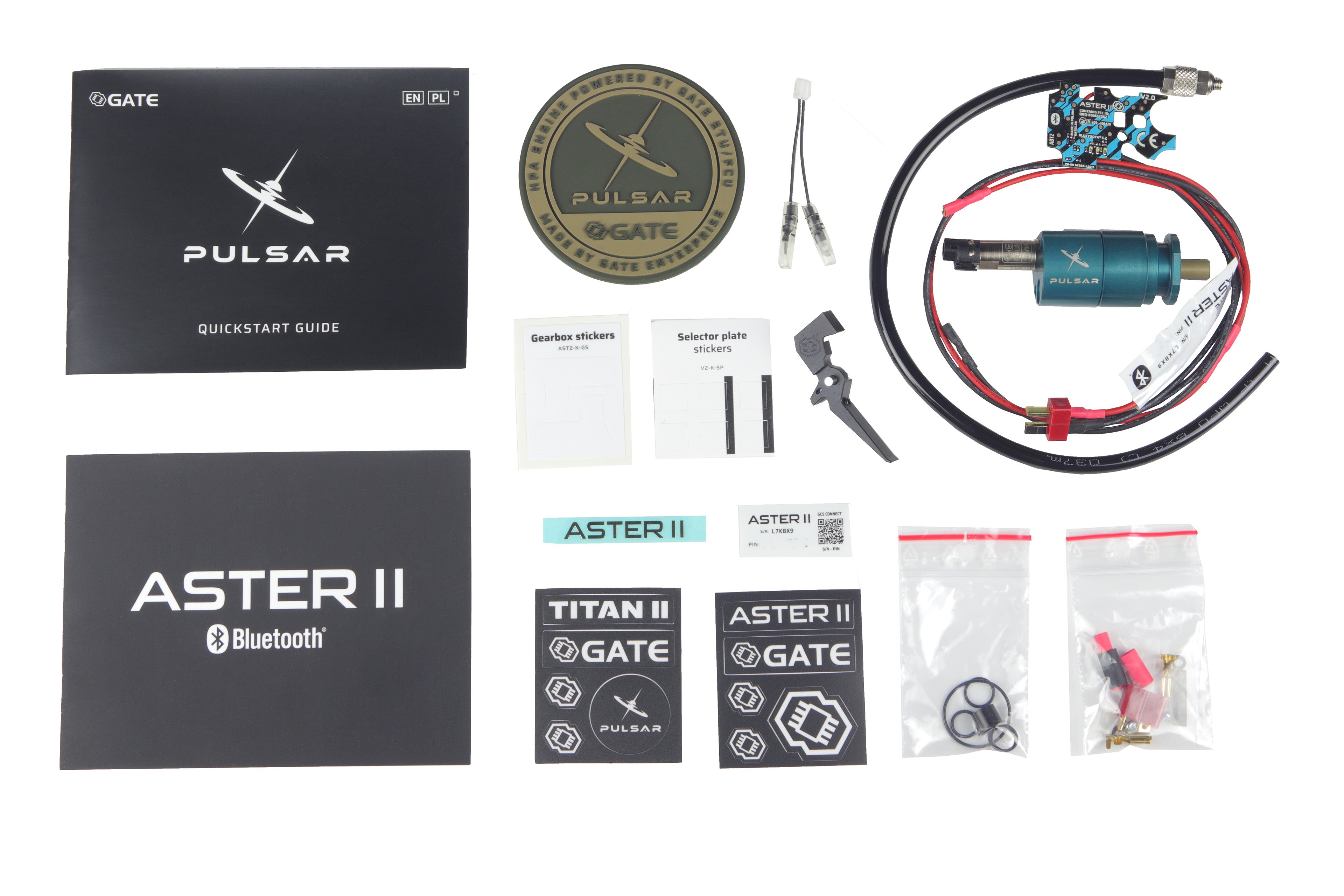 PULSAR S Single Solenoid HPA Engine set with ASTER II Bluetooth
