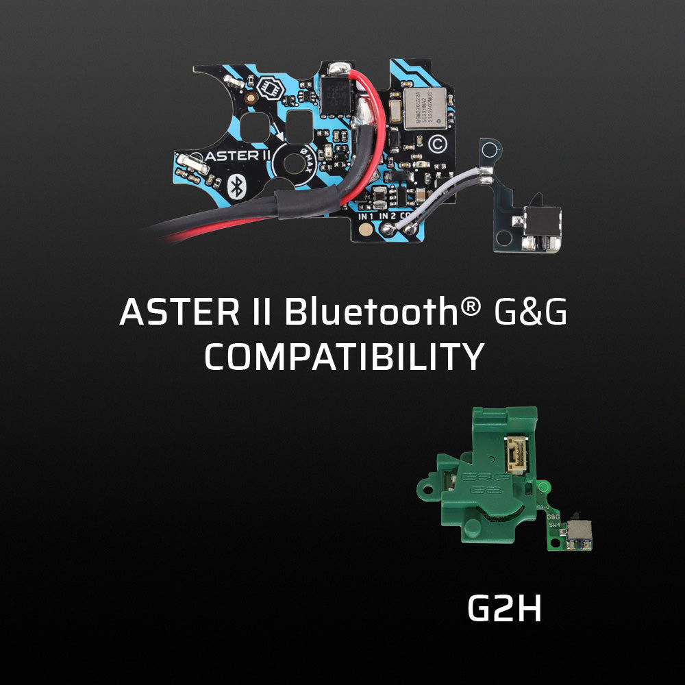 ASTER II Bluetooth® EXPERT for G&G G2/G2H Gearbox + Adjustable Quantum Trigger 2 [AEG & HPA]