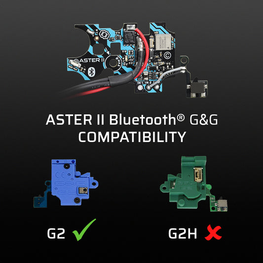 ASTER II Bluetooth® EXPERT for G&G G2 Gearbox + Adjustable Quantum Trigger 2 [AEG & HPA]