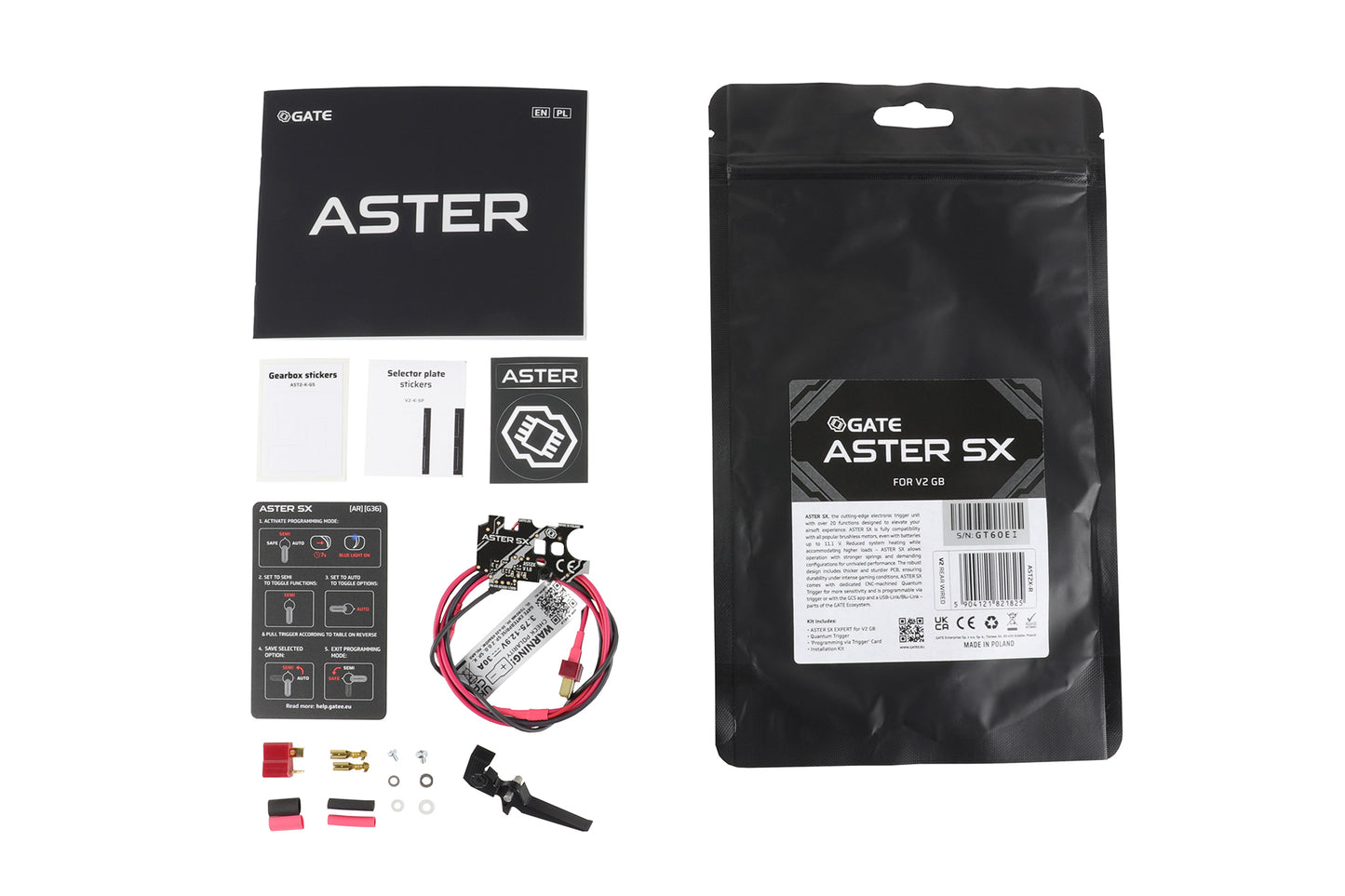 ASTER SX EXPERT for V2 GB + Quantum Trigger
