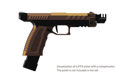Compensator for GATE PTX HPA Pistol