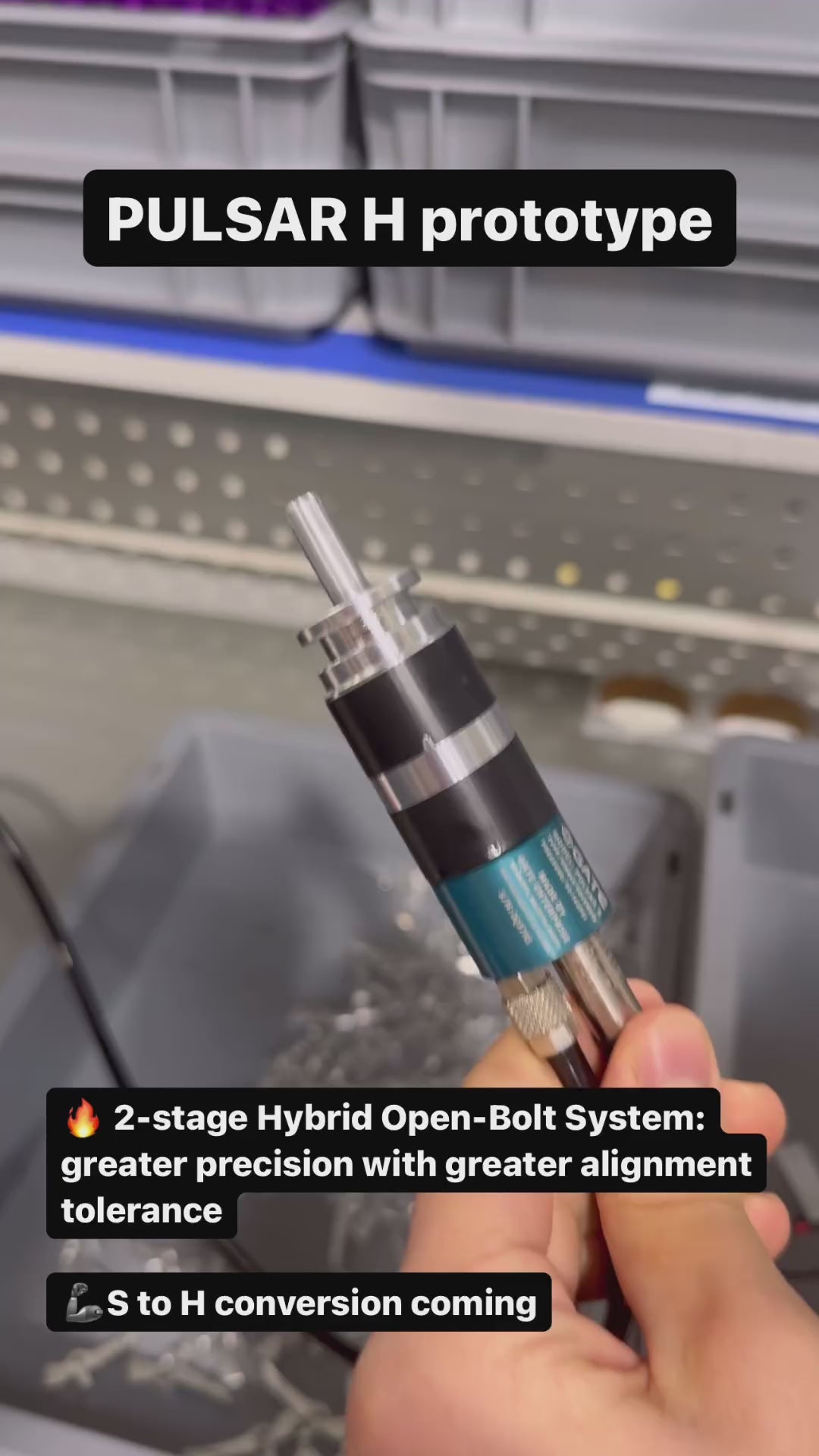 PULSAR H Hybrid Single Solenoid HPA Engine set with ASTER II